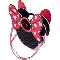 Amazon | Loungefly X ディズニー ミニーマウス キルト風リボン